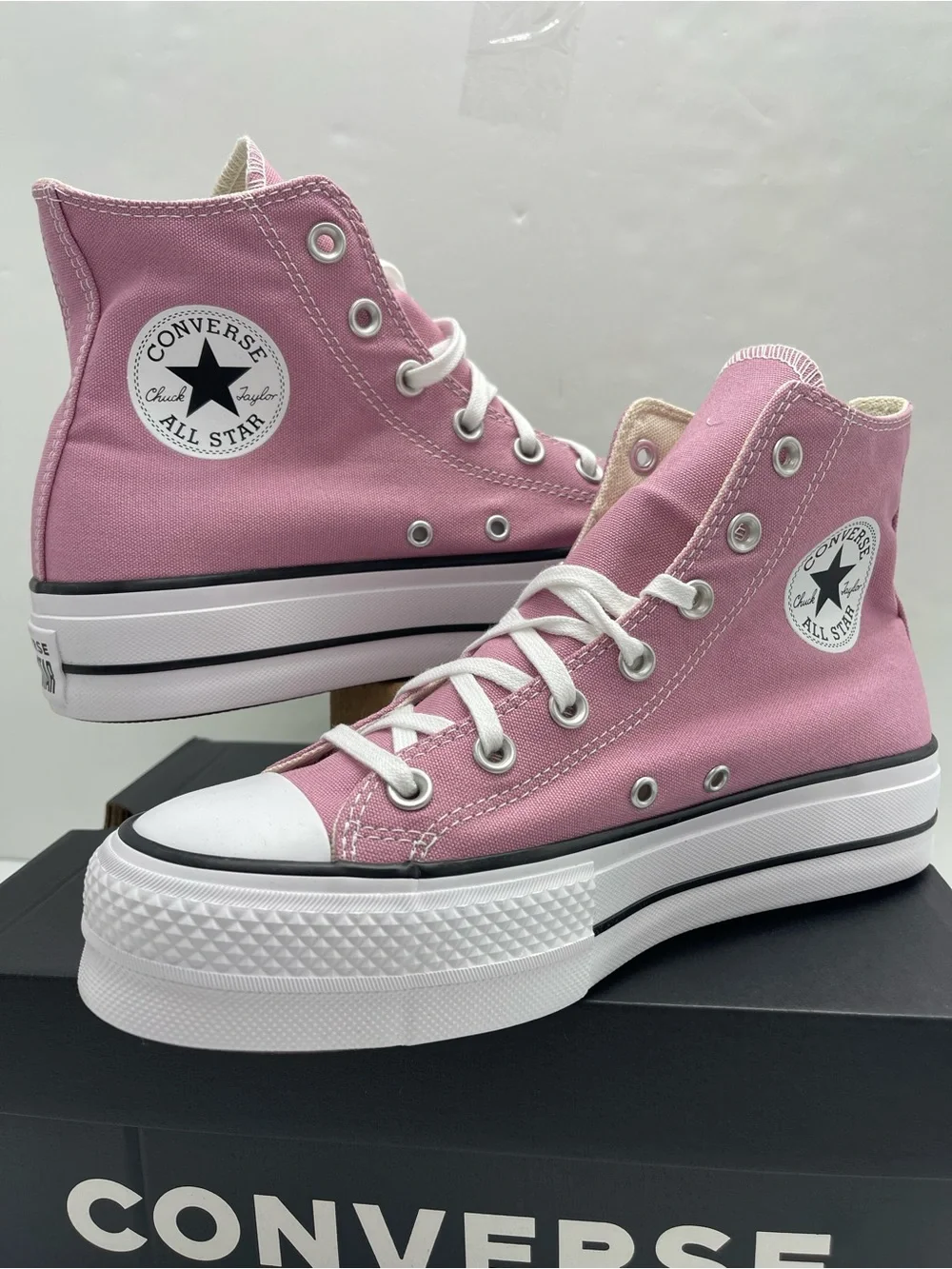 Converse A12954F CAS LIFT HI CLIFFSIDE ROSE/WHITE/BLACK Platform Sneakers